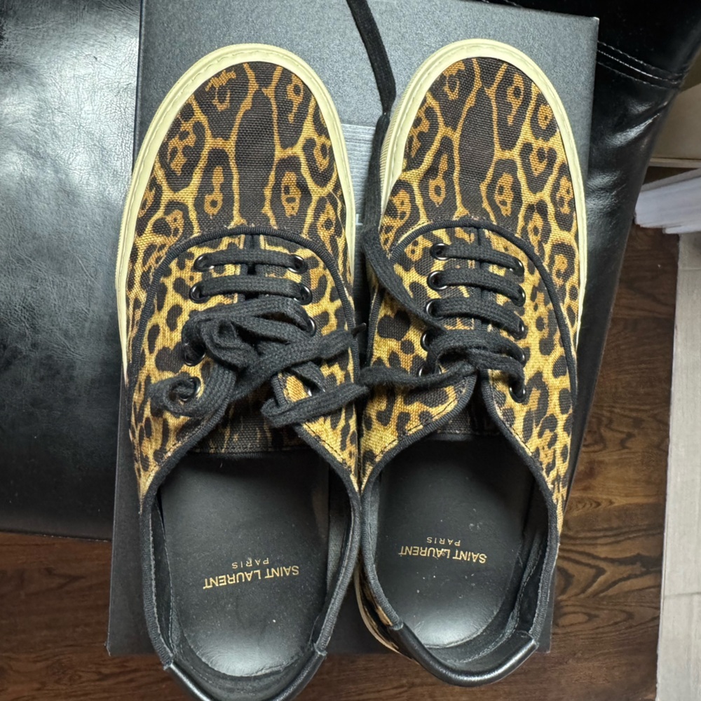 Saint Laurent Animal Print Sneakers - Picture 3 of 3